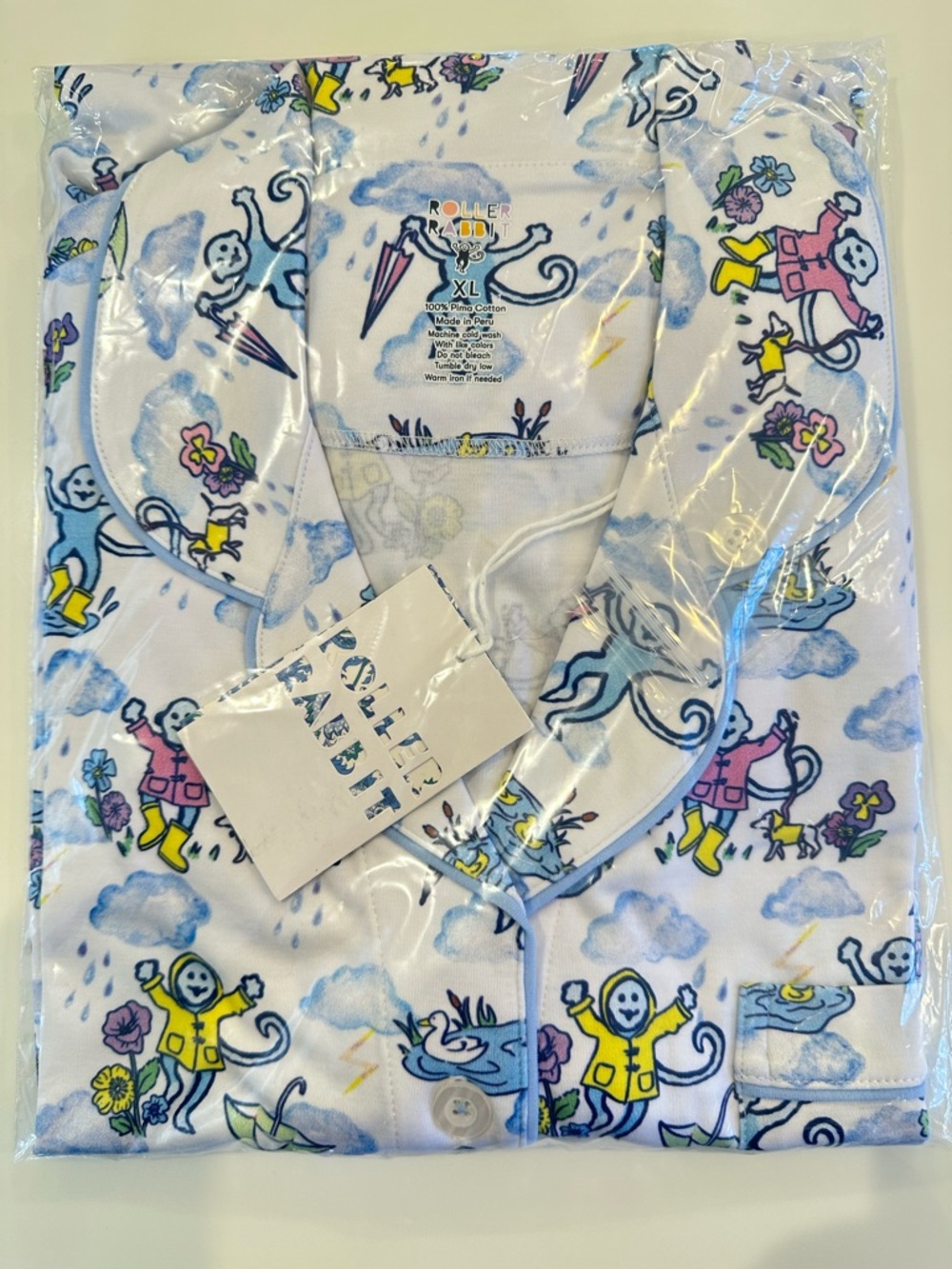 Roller Rabbit April Shower Polo Pajama Set.